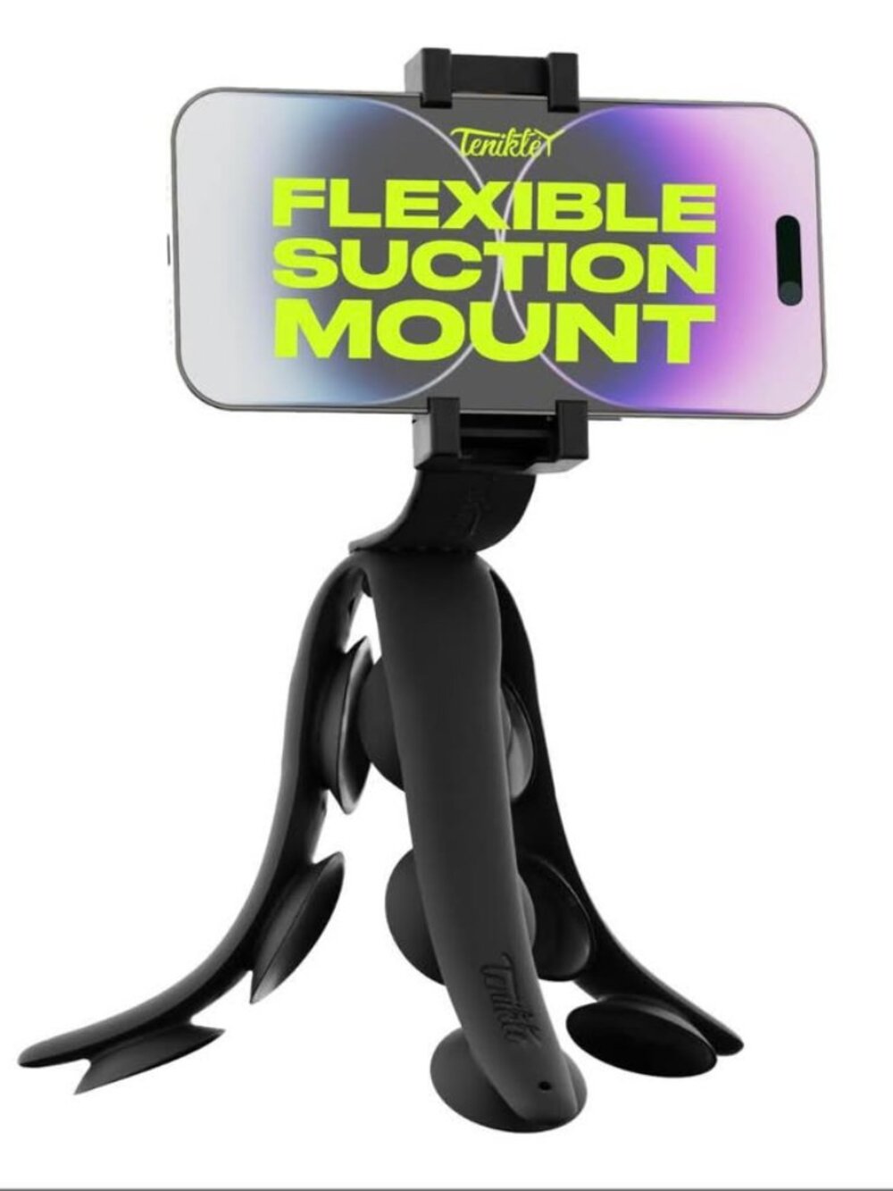 Flexible suction mount phone holder - new